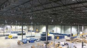 warehouse interior for a manufacturer