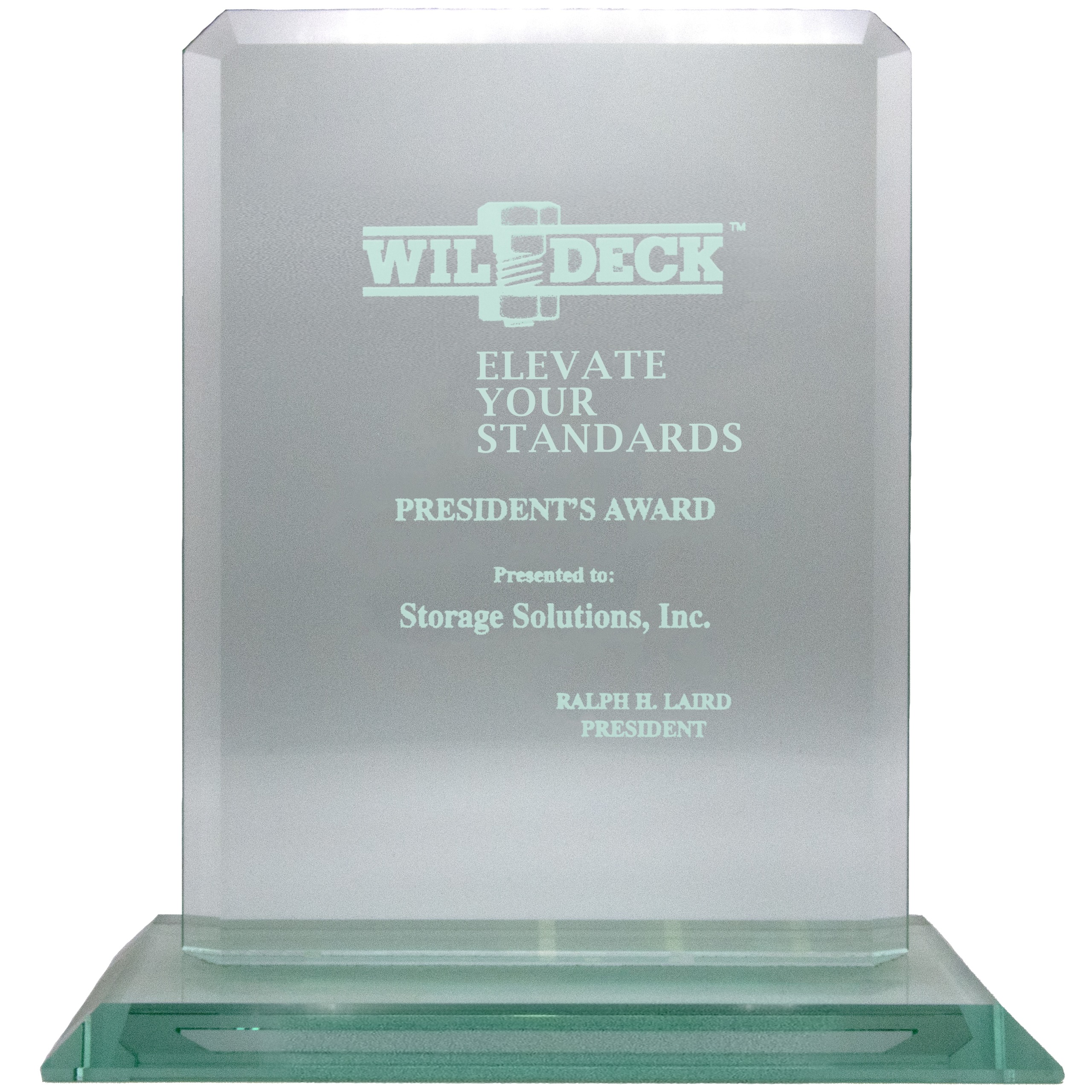 WILDECK Presidents Award