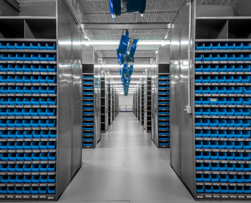 Microfulfillment, Micro-fulfillment, Shelves