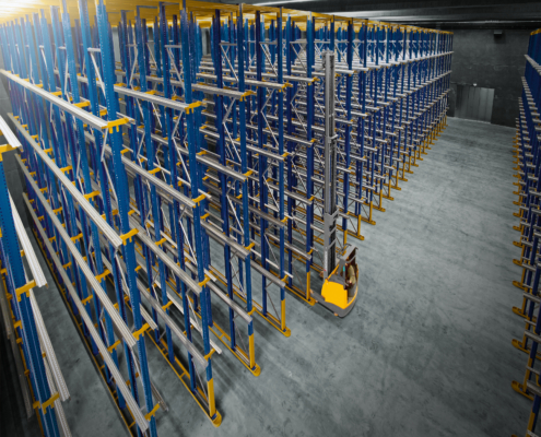 Drive-thru racking, Drive-in racking