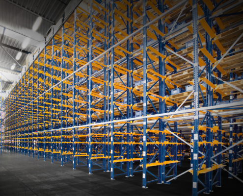 single bay racking, industrial racking