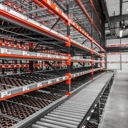carton flow racks, carton flow shelving