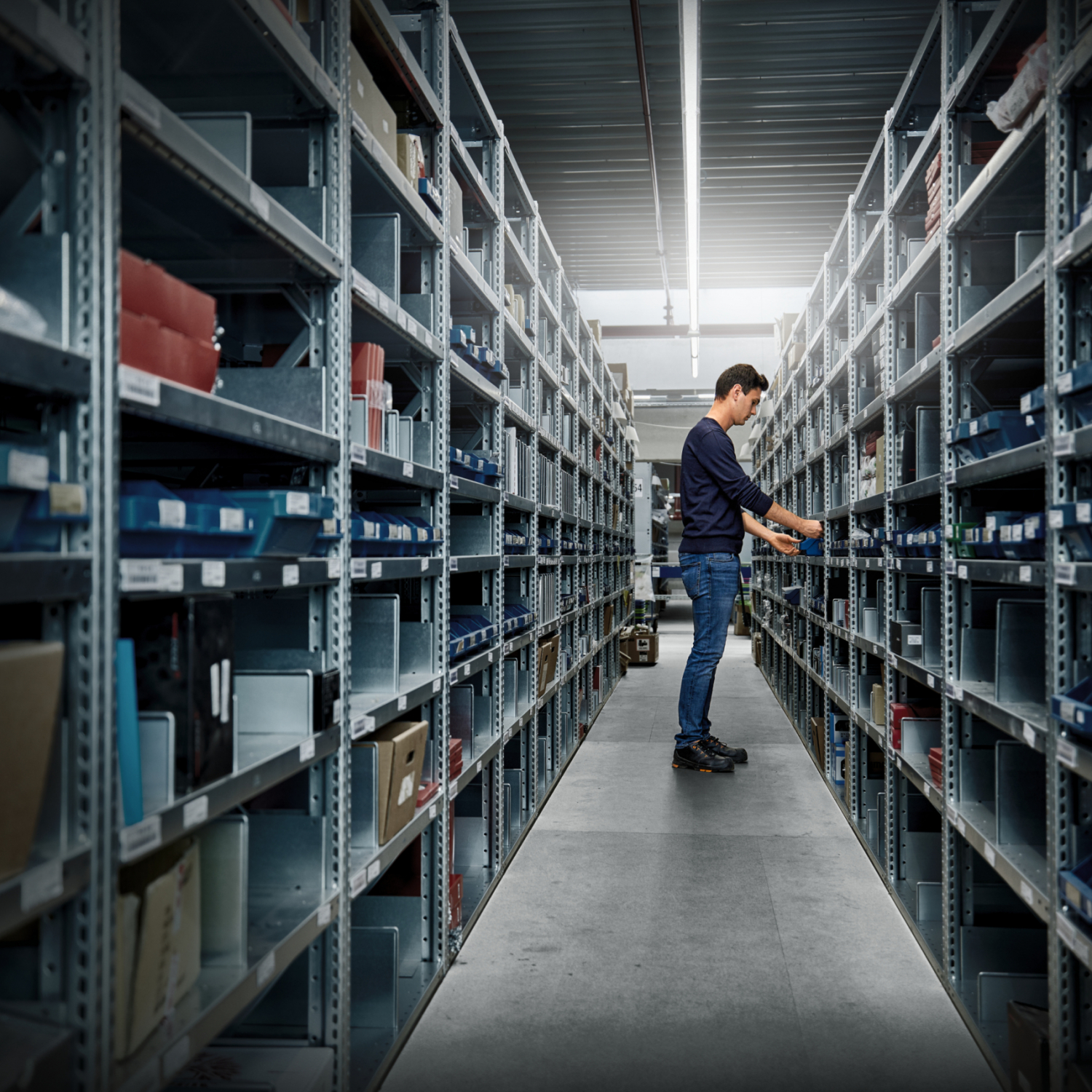 shelving, warehouse shelving, modular drawers, pick modules